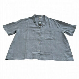 Tentree | Hemp Resort Short Sleeve Button Down Shirt - Size XL